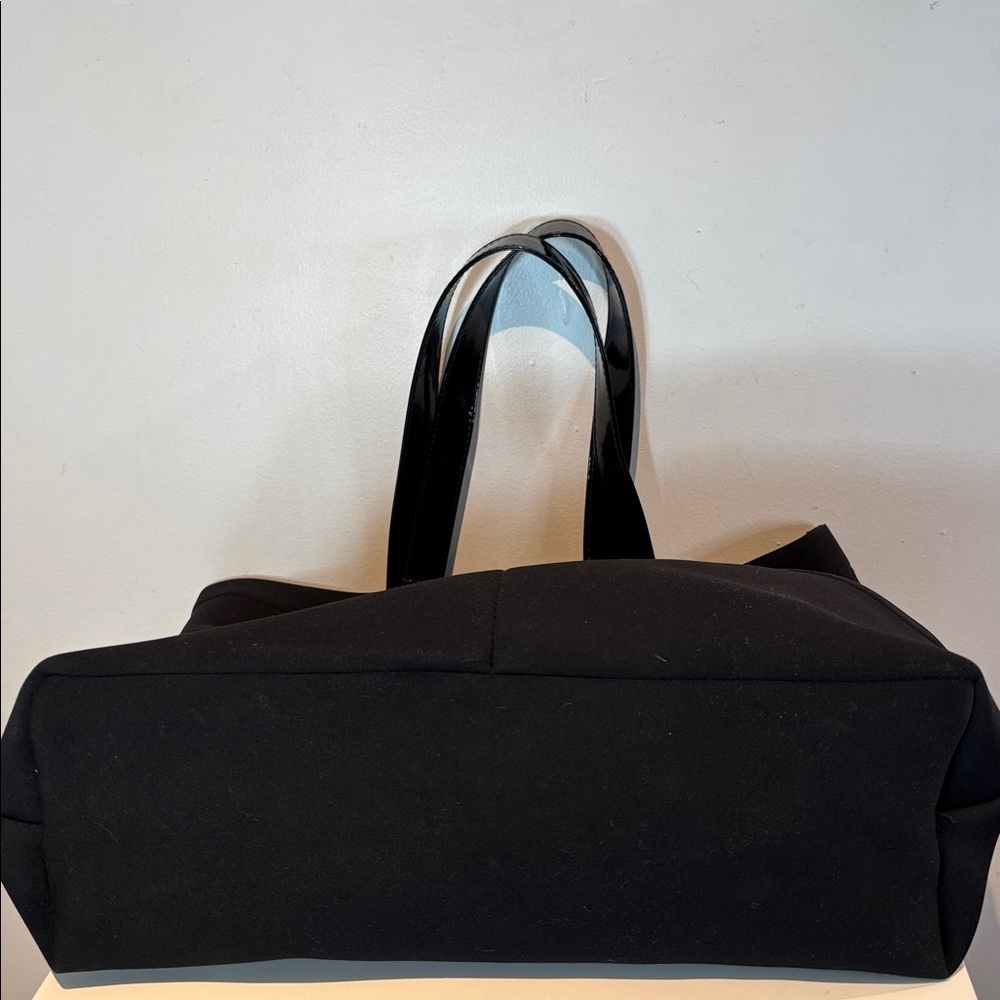 MAC cosmetics large black neoprene tote bag - Picture 8 of 10